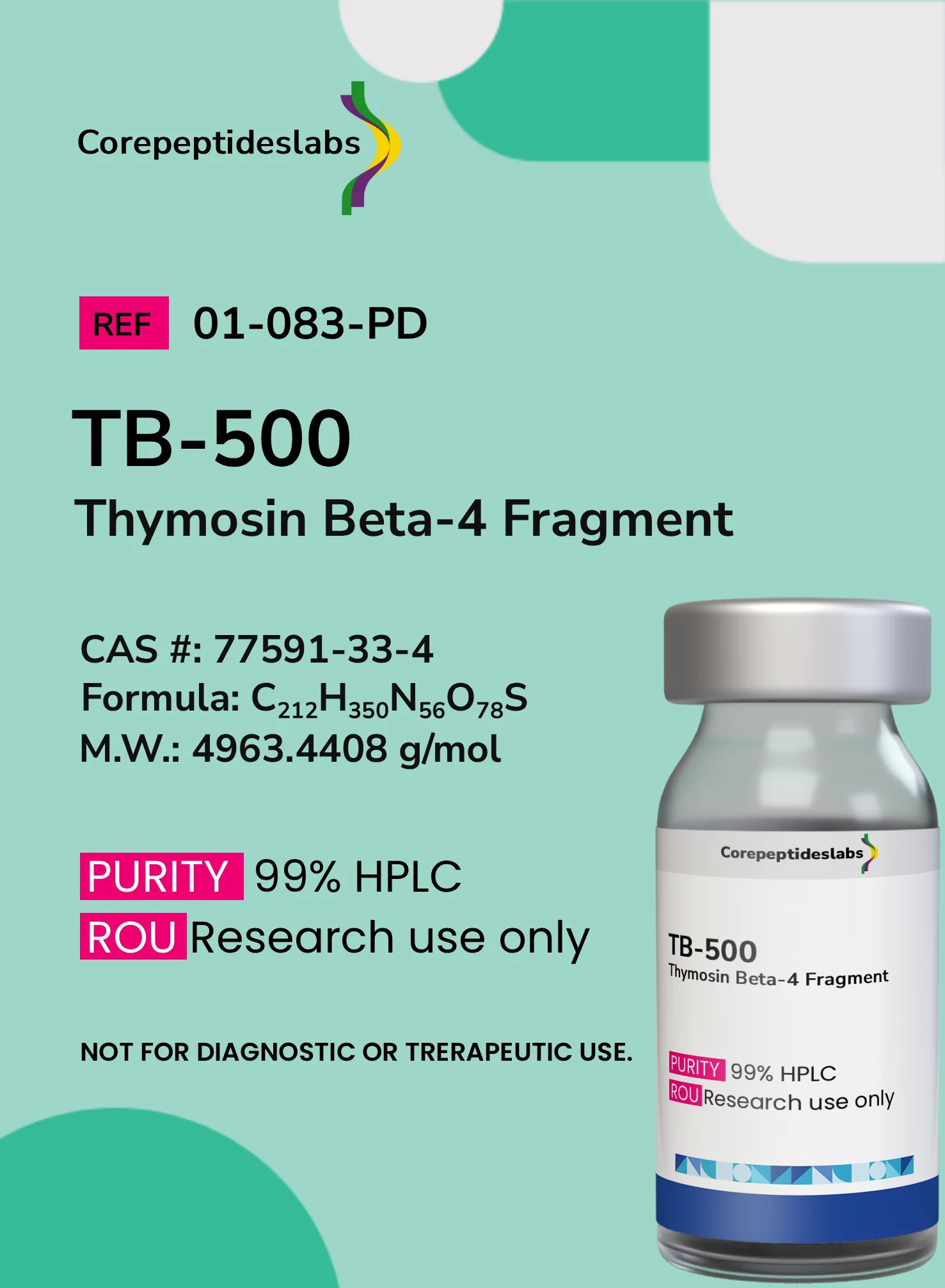 TB-500 (Thymosin Beta-4 Fragment)